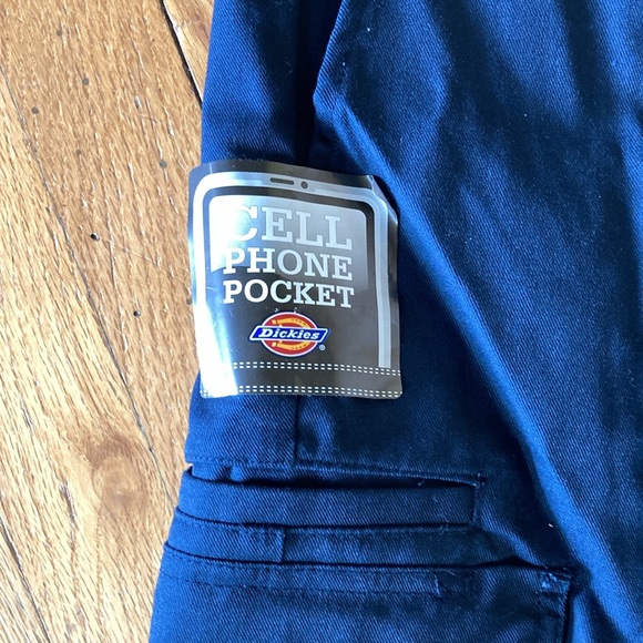 Men’s Dickies Relaxed Fit Flex blue flat front chino cargo shorts size 50 - NWT - Picture 2 of 9